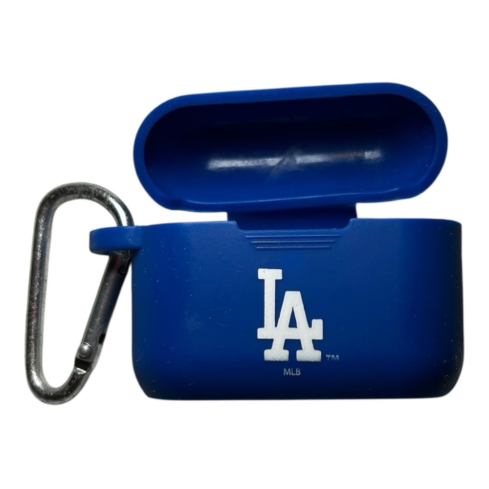 MLB Blue Los Angeles Dodgers AirPods Case with Carabiner